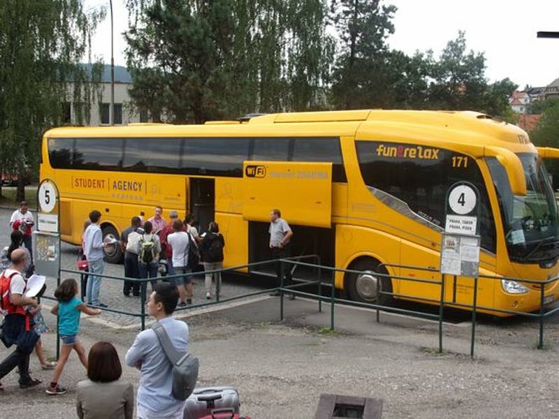 Autobus Student Agency.