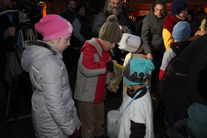 Tříkrálový happening je tradičním zakončením adventního svátečního období v Českém Krumlově.