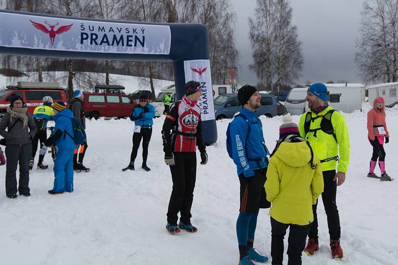 Již čtvrtý Ice Marathon odstartoval v sobotu v Černé v Pošumaví.