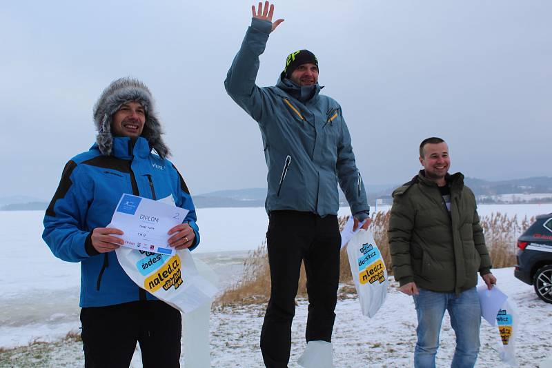 Lipno Ice Marathon prověřil na osm desítek borců, kteří nejsou z cukru.