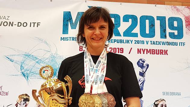 Velešínská taekwondistka Hana Císařová v uplynulém roce triumfovala na MS, ME i domácím šampionátu.