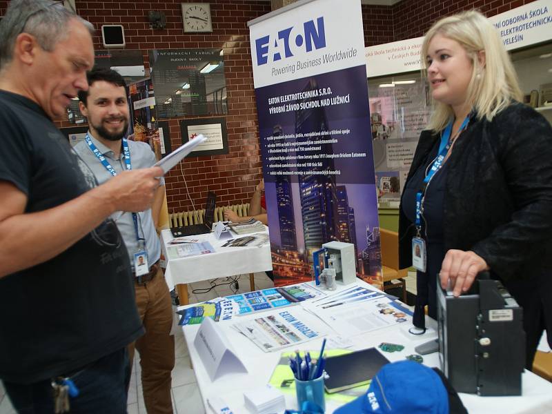 Job Day ve Střední odborné škole strojní a elektrotechnické ve Velešíně.