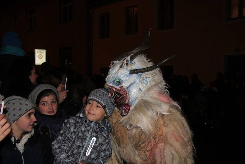 Krampus show v Kaplici 2016. 