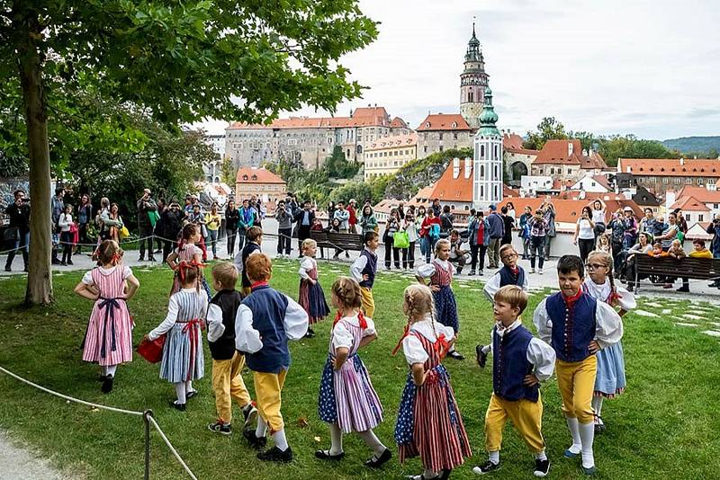 Svatováclavské slavnosti v Českém Krumlově.