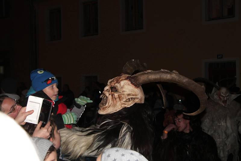 Krampus show v Kaplici 2016. 