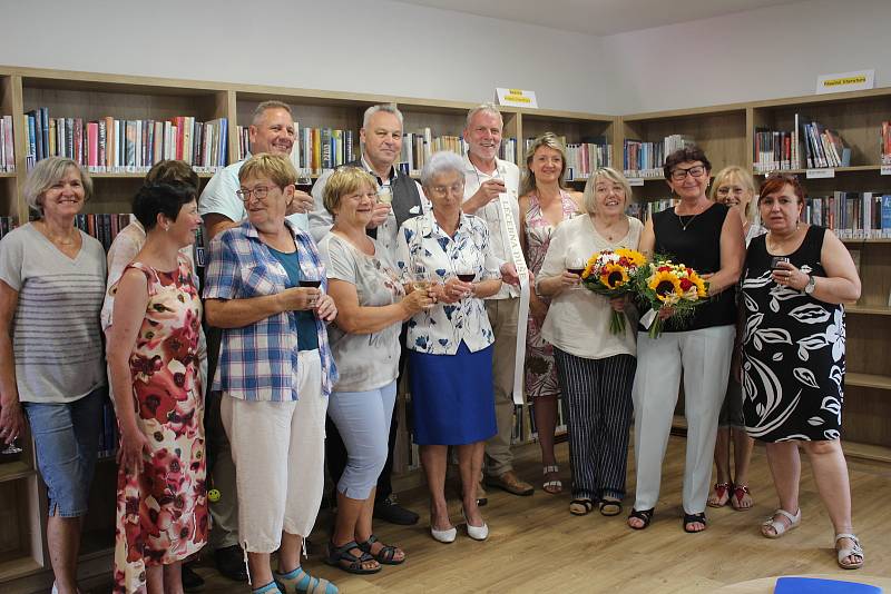 Slavnostní otevření zrekonstruované knihovny v Blansku u Kaplice.