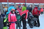 Lyžařské závody pro veřejnost McDonald's Winter Cup s Jakubem Kohákem přilákaly na Lipno desítky závodníků.