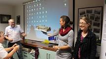 Historickou skupinu vedla Kateřina Horníčková (vpravo), Lenka Závitkovská je autorkou 3D modelů a Libor Dostálek založil a vedl Ústav aplikované informatiky na budějovické přírodovědné fakultě, který se na projektu PhotoStruk podílel.
