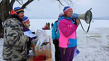 Lipno Ice Marathon prověřil na osm desítek borců, kteří nejsou z cukru.