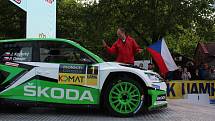 Starosta Českého Krumlova Dalibor Carda zahájil Rallye Český Krumlov 2019.