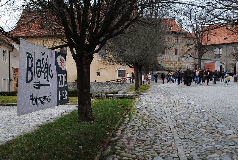 Ulička s klášterními řemesly v klášteře Český Krumlov.