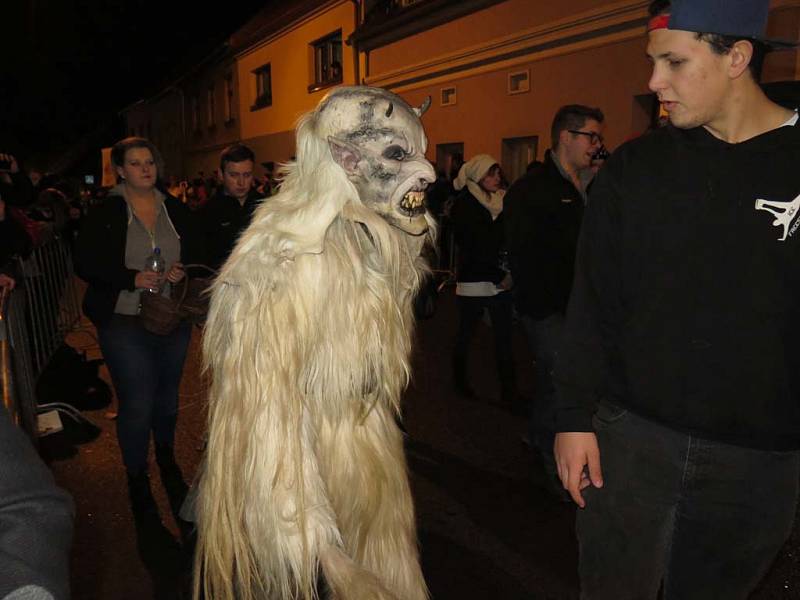 Krampus show v Kaplici 2016. 