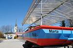 Z Frymburka do Frýdavy zatím převoz nejezdí, ani malá loď Marta, ani velký Hraničář.