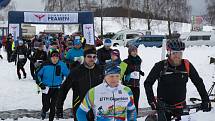 Již čtvrtý Ice Marathon odstartoval v sobotu v Černé v Pošumaví.