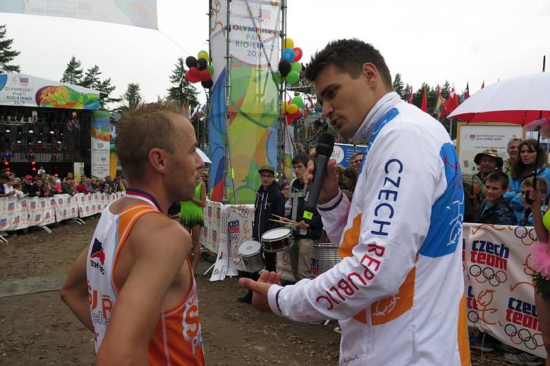 Olympijský maraton na Rio Lipno startoval v Nové Peci.