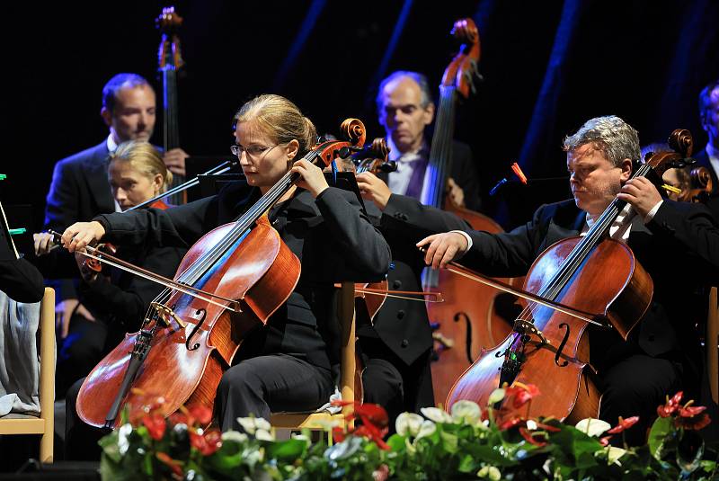 Broadway Night na Mezinárodním hudebním festivalu v Pivovarské zahradě v Českém Krumlově.