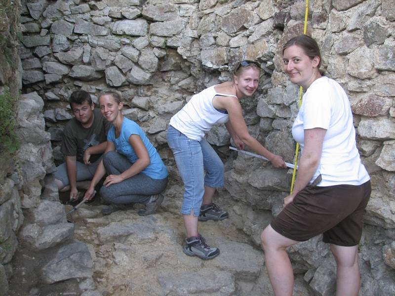 Archeologický průzkum na Pořešíně. 