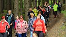 Přátelský pochod Nordic Walking v Benešově nad Černou.