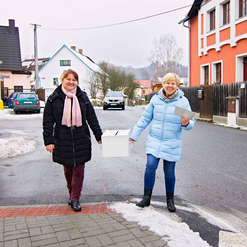 Druhé kolo prezidentských voleb 2018 ve Vyšším Brodě.