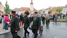 Sobotní hlavní průvod Kaplických slavností připomněl letošní sté výročí vzniku republiky.