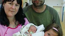 Předpisový porod i těhotenství má prý za sebou Lucie Kuntošová z Č. Krumlova. Dne 20. 7. 2016 v 7:45 porodila synka Otto Hawelku (49 cm, 2795 g). Tatínek, po němž se syn jmenuje, byl u porodu poprvé. Na bratříčka se těšila Markétka Kuntošová (9).