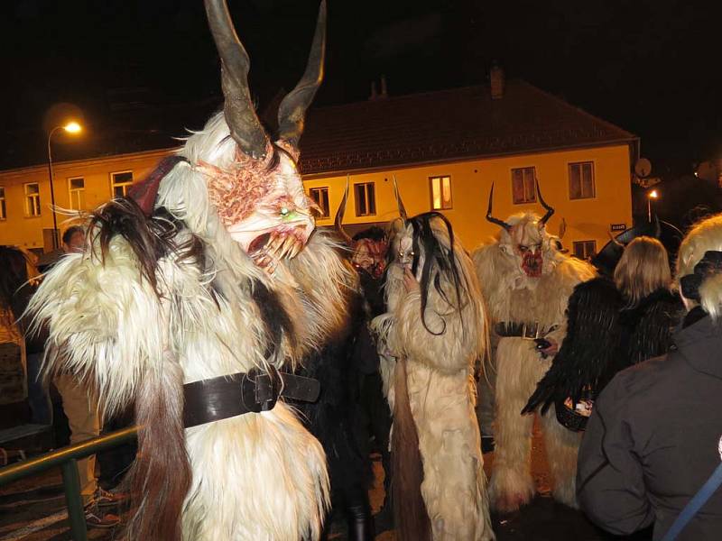 Krampus show v Kaplici 2016. 