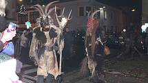 Krampus show v Kaplici v roce 2017.