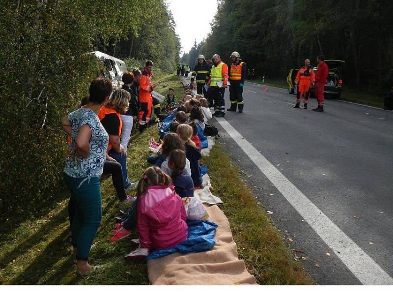 Tragická nehoda u Stříteže na Kaplicku.