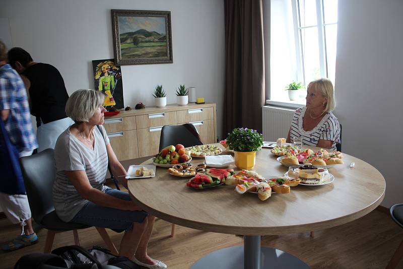 Slavnostní otevření zrekonstruované knihovny v Blansku u Kaplice.