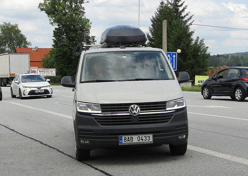 Bezpečnostně dopravní akce policie Prázdniny na hraničním přechodu Dolní Dvořiště.