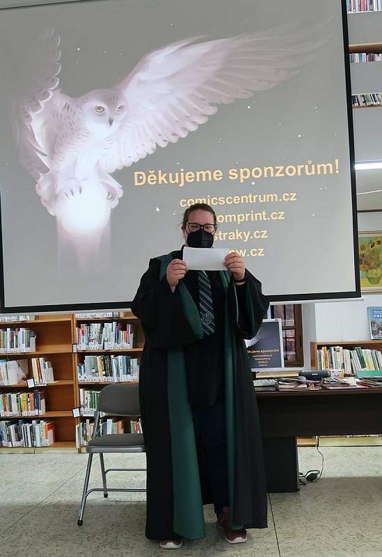 V českokrumlovské knihovně se pohybovaly postavy z Harryho Pottera a fantasy světa
