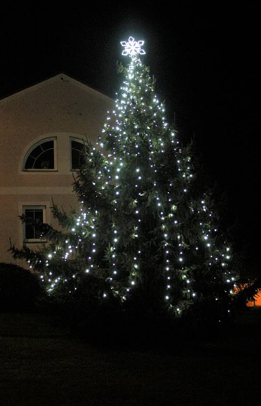 Střítež. Potěšte se pohledem na vánoční stromy ve městech a obcích regionu.