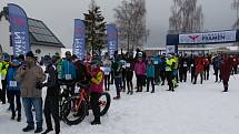 Již čtvrtý Ice Marathon odstartoval v sobotu v Černé v Pošumaví.