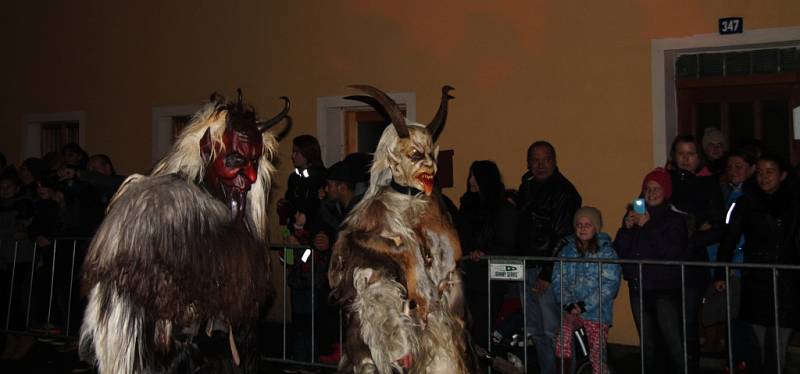 Krampus show v Kaplici 2016. 