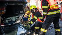 Dobrovolní hasiči z Velešína zabodovali v Praze. Zvítězili v soutěži vyprošťování osob z havarovaných vozů v kategorii dobrovolných hasičů.