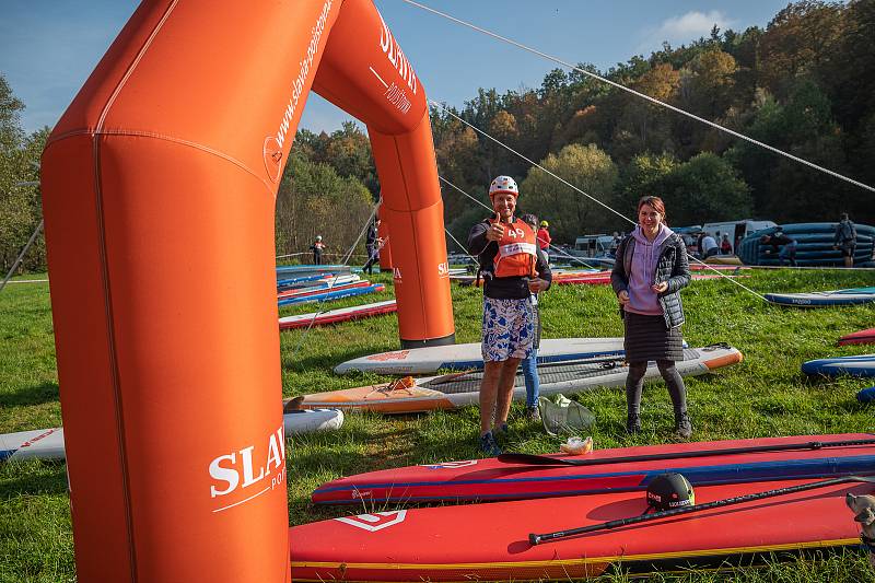 Start soutěžních kategorií z Rožmberka nad Vltavou