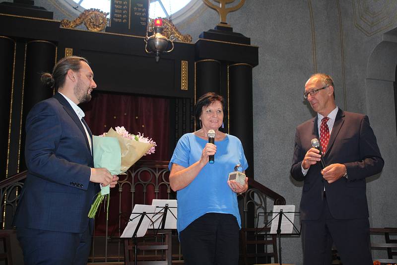 Slavnostní vyhlášení Cen města Český Krumlov za rok 2021 v krumlovské synagoze.