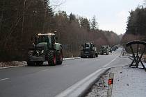 Zemědělci na Českokrumlovsku se ve čtvrtek 22. února připojí k protestu. Pojedou po E55 na Dolní Dvořiště.