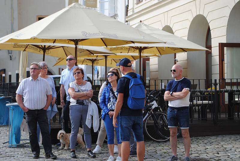 Český Krumlov o Svatováclavských slavnostech 2021.