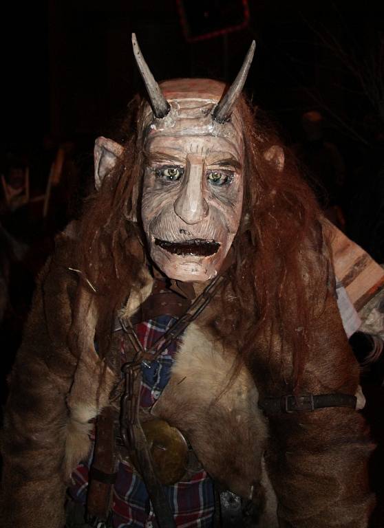 Krampus show v Kaplici 2016. 