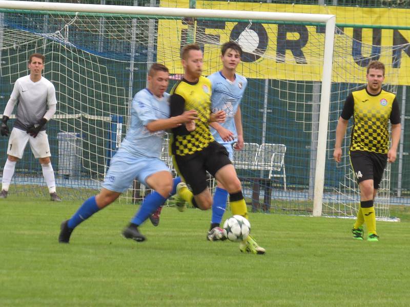 Příprava: FK Protivín (modré dresy) – FK Spartak Kaplice 6:0 (2:0).