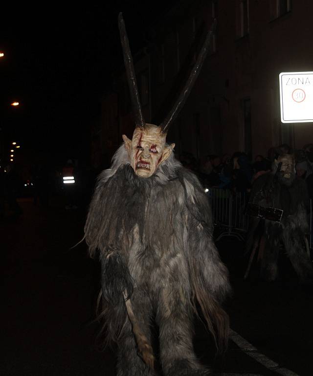 Krampus show v Kaplici 2016. 