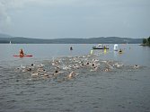 V Dolní Vltavici se o víkendu koná další ročník mezinárodního závodu v dálkovém plavání.