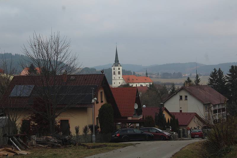 Hořice na Šumavě, kterým se přezdívá Brána Šumavy.