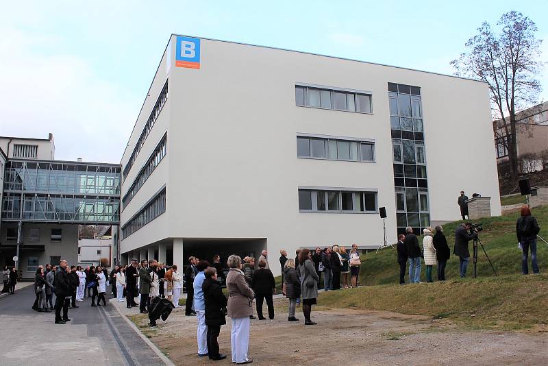 Slavnostní otevření nového pavilonu B českokrumlovské nemocnice v roce 2018. 
