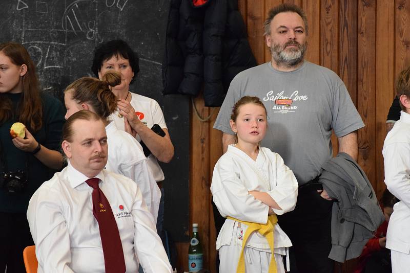 Mikulášský turnaj, poslední z letošní série turnajů Jihočeského svazu japonského karate, pořádal českokrumlovský Shotokan karate klub.