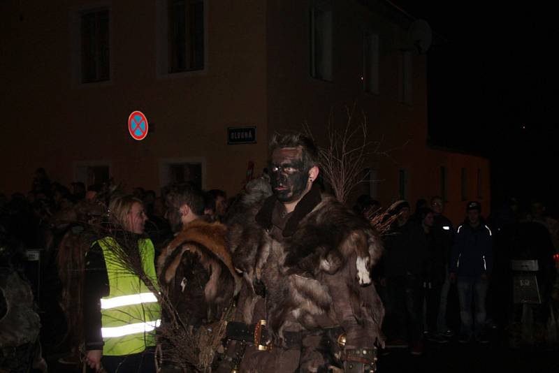 Krampus show v Kaplici 2016. 