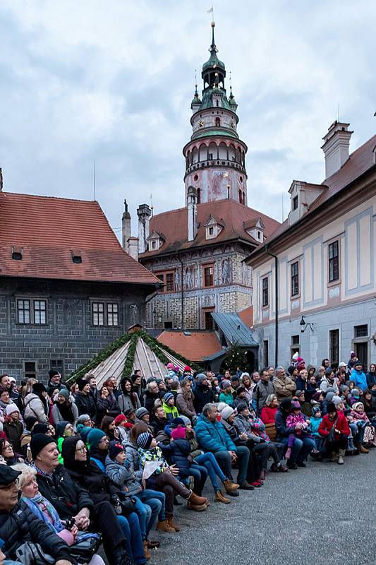 Tradiční Živý Betlém v Českém Krumlově.