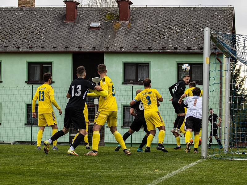 Fotbalisté Dolního Dvořiště se doma rozešli se Čkyní smírně 1:1.