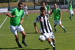 Fotbalová příprava: FK Slavoj Český Krumlov (zelené dresy) – SK Dynamo České Budějovice U19 1:0 (1:0).